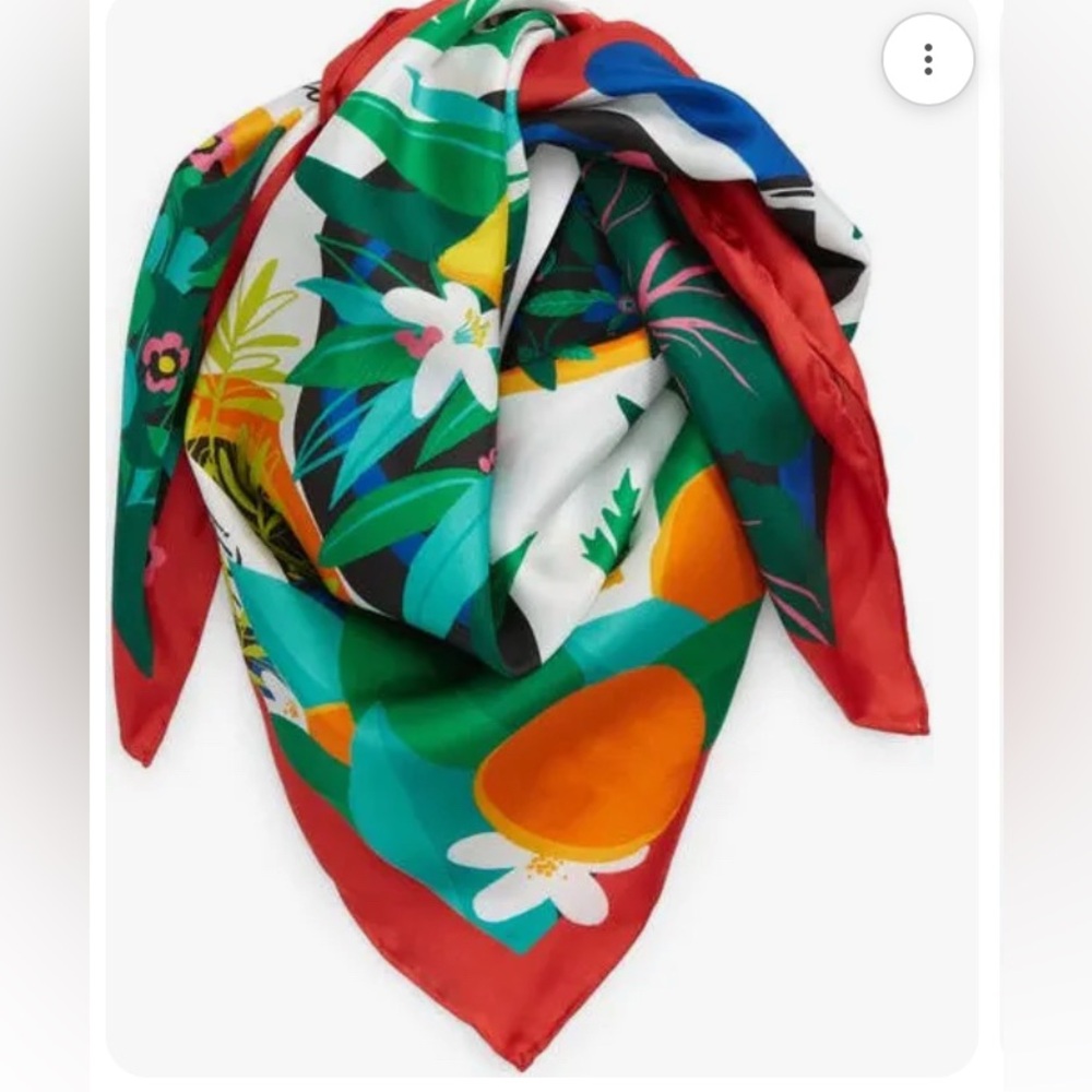Kate Spade New York Silk Scarf Herbarium